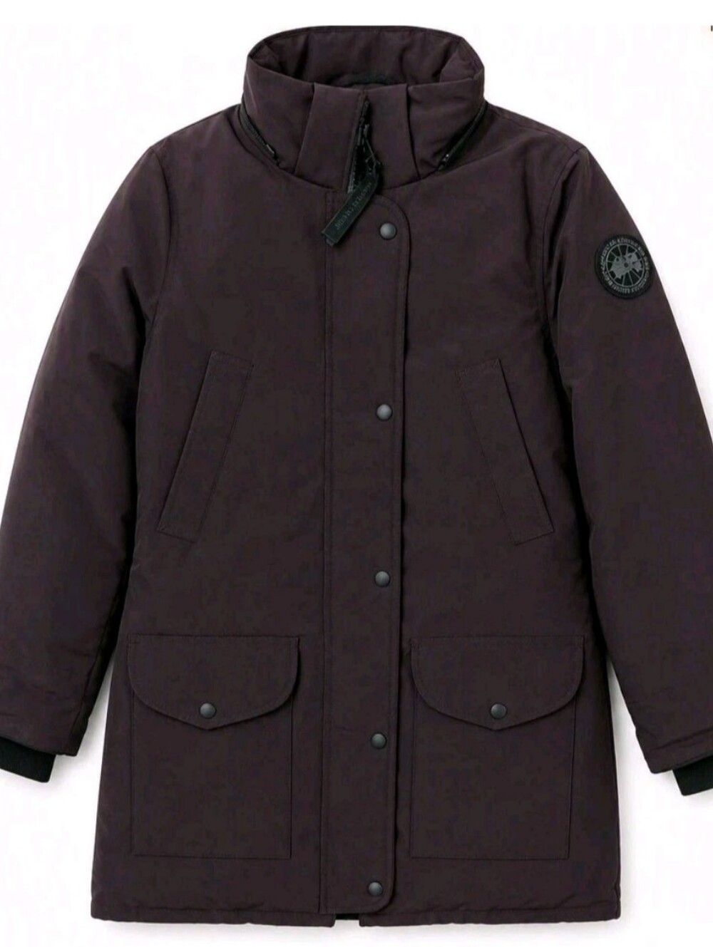 Canada Goose Trillium Jacket (Missing hood) Womens Small In Statsuma Plum